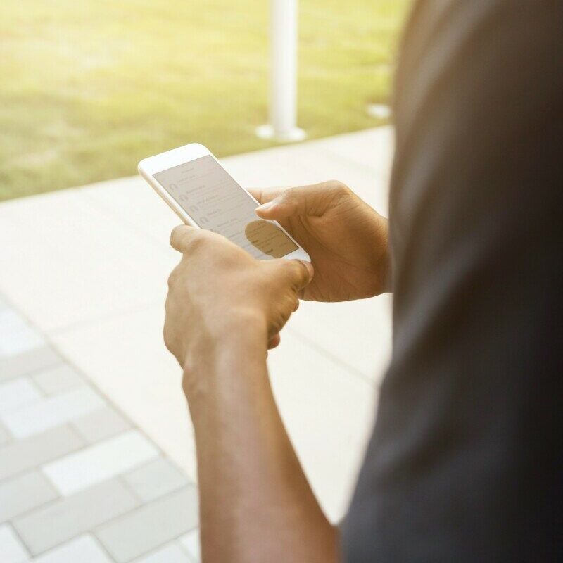 person holding post-2014 iPhone